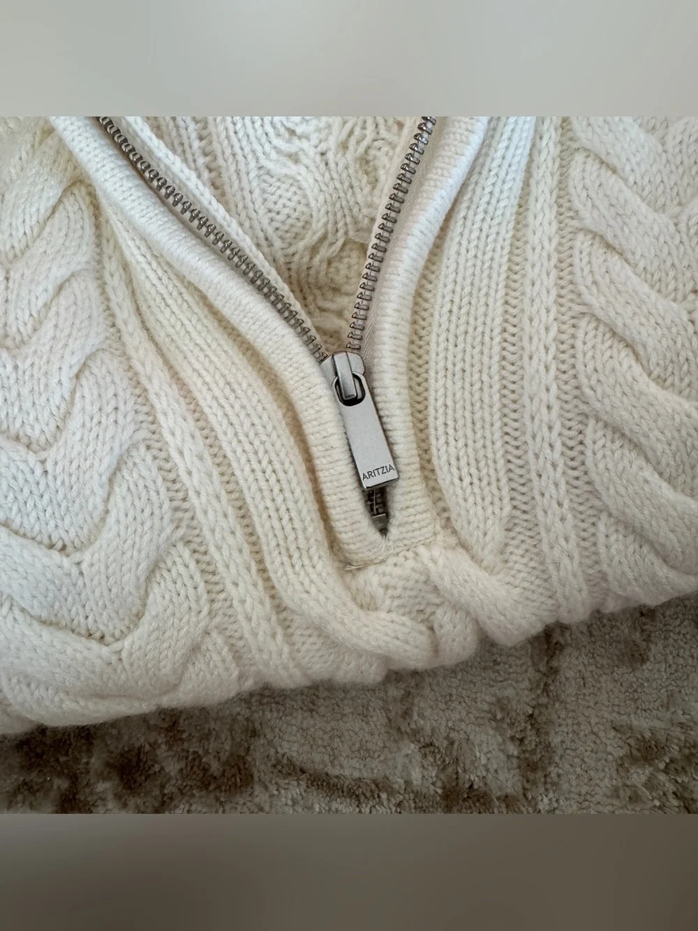 Aritzia Cable Knit Sweater - Picture 7 of 7